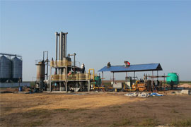 100Kw wood chips gasification