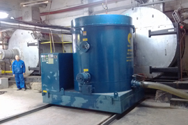 sawdust burner in Bulgaria