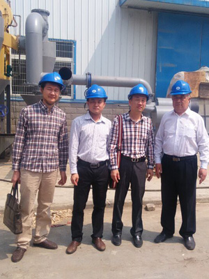 Local city leaders visit our plant