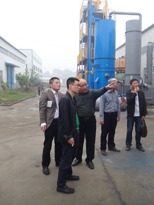 The EPB officers visit our plant