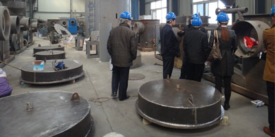 Local city leaders visit our plant