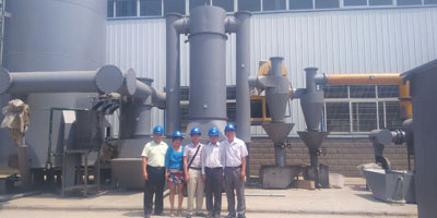 Local city leaders visit our plant