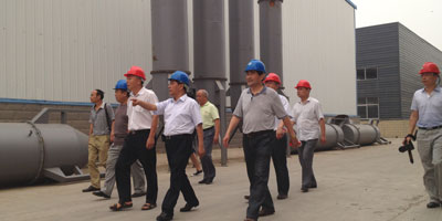 The EPB officers visit our plant