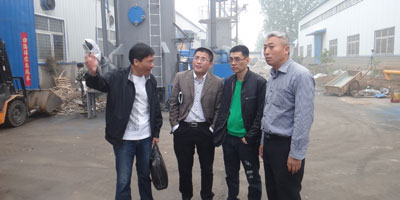 The EPB officers visit our plant