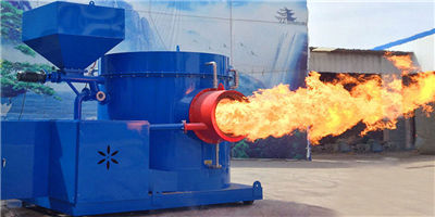 Biomass wood pellet burner